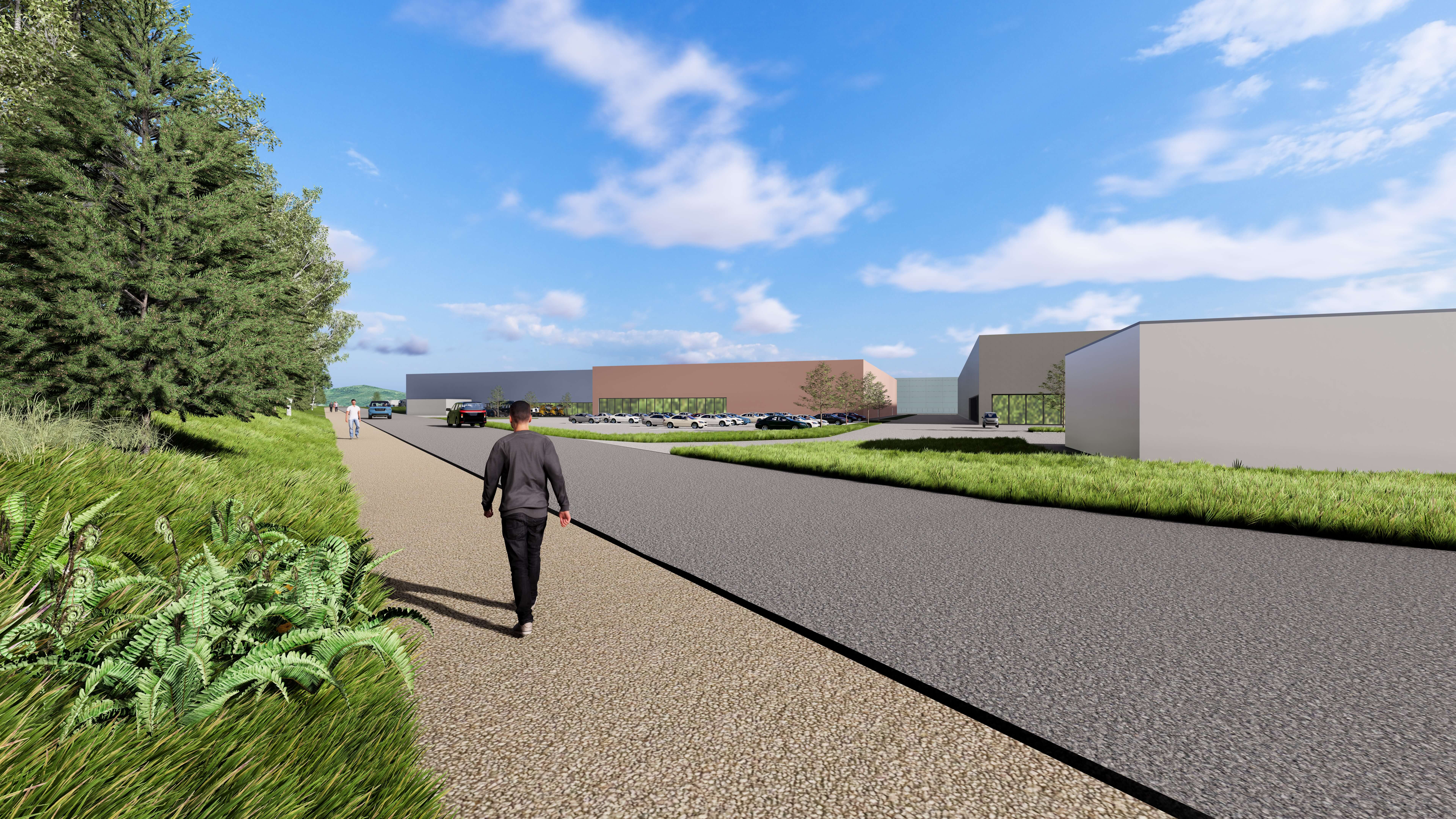 Visualisering Norconsult AS, illustrasjoner er utarbeidet av Norconsult for Rødskjær Havn og Næringspark